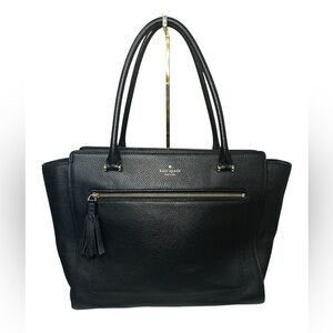 Kate Spade EUC Black Pebbled Leather Chester Street Allyn Tote